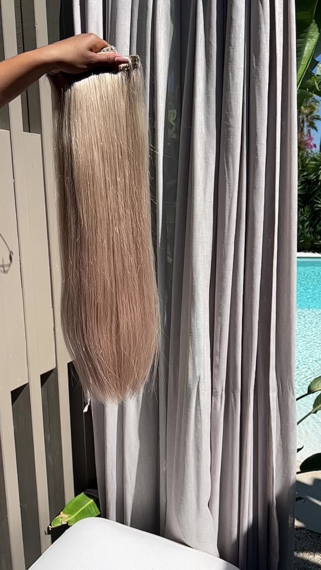 Sand Blonde Clip-in Extensions